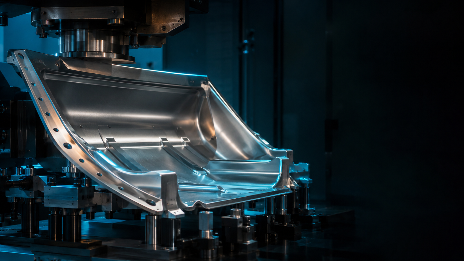 Precision forming of an aerospace aluminum component
