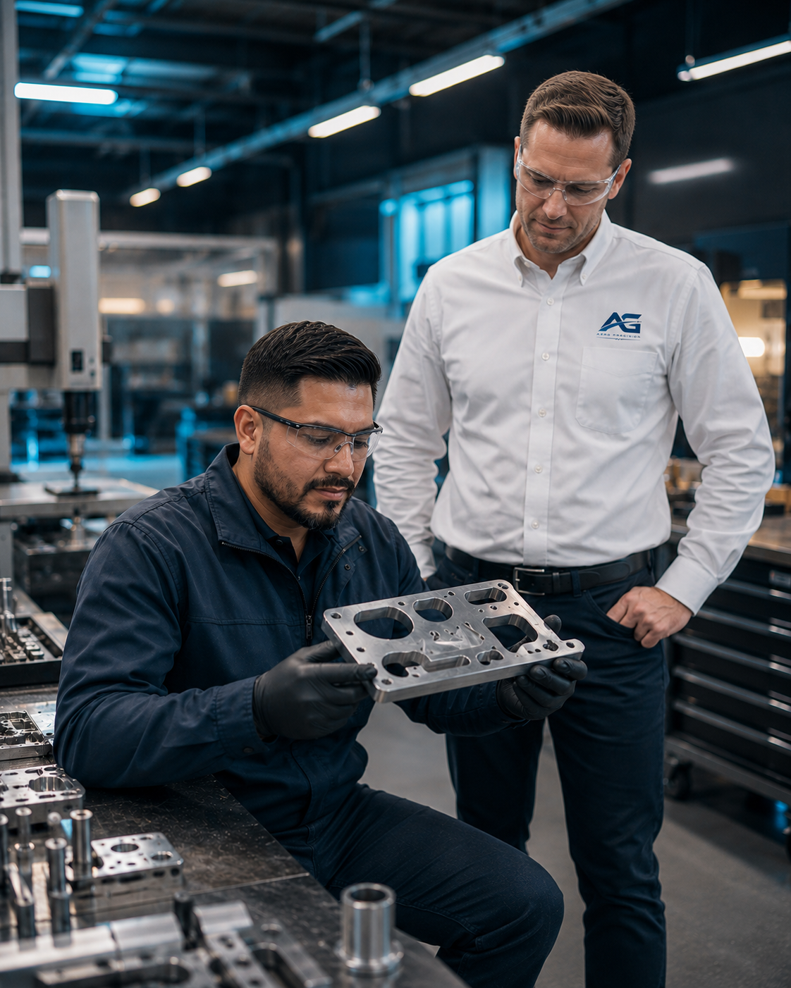 Precision aerospace manufacturing environment