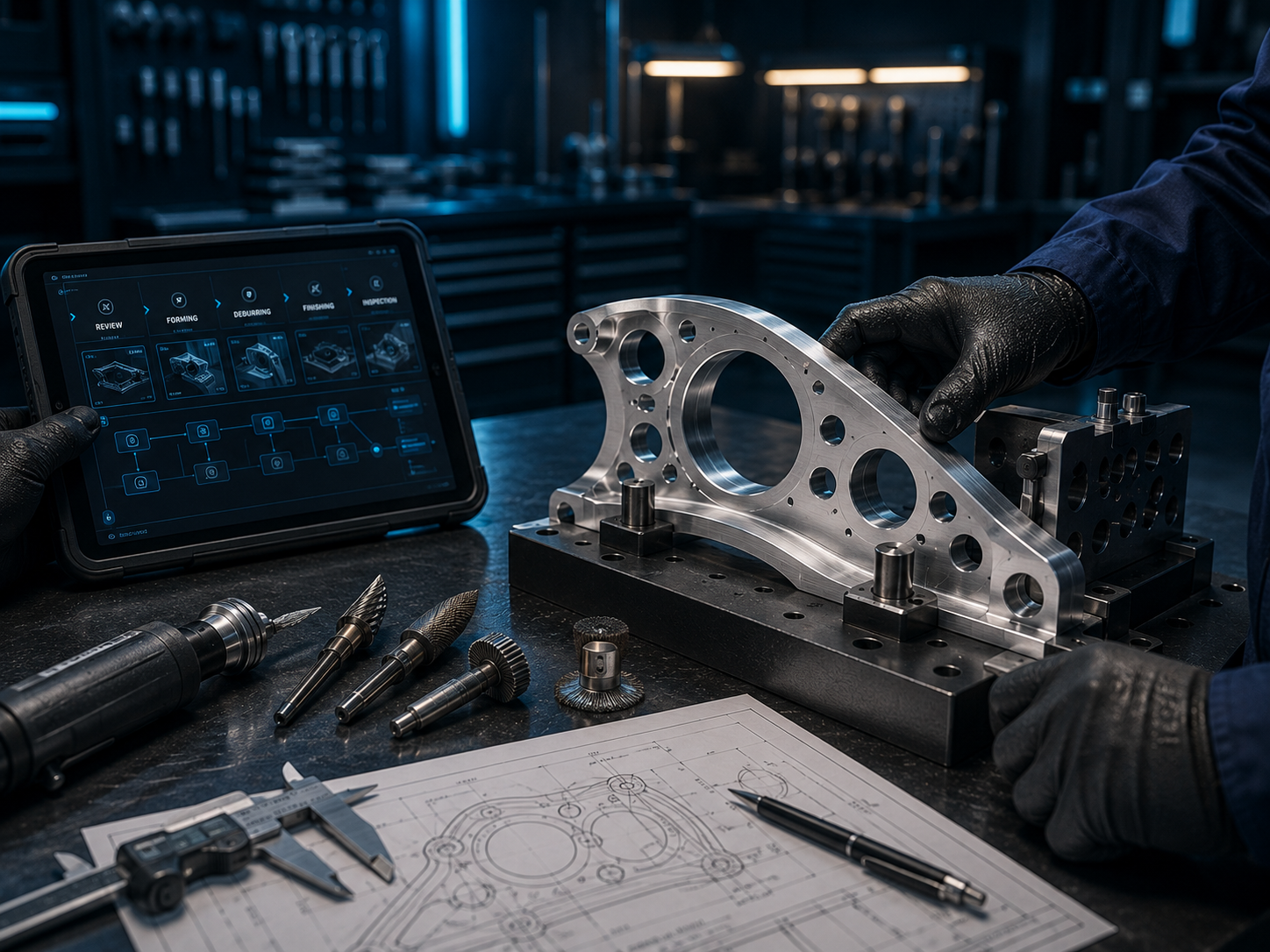 Aerospace process alignment and production planning